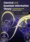 Classical and Quantum Information Theory : An Introduction for the Telecom Scientist - eBook