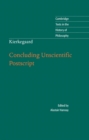 Kierkegaard: Concluding Unscientific Postscript - eBook