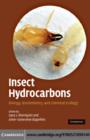 Insect Hydrocarbons : Biology, Biochemistry, and Chemical Ecology - eBook