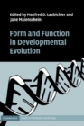 Form and Function in Developmental Evolution - eBook