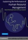 Explaining the Performance of Human Resource Management - eBook