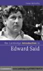 The Cambridge Introduction to Edward Said - eBook