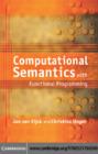 Computational Semantics with Functional Programming - eBook