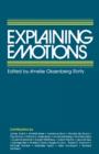 Explaining Emotions - Book