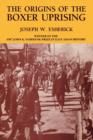 The Origins of the Boxer Uprising - Book