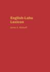 English-Lahu Lexicon - Book