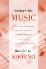 Essays on Music - Book