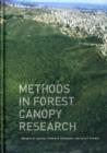 Methods in Forest Canopy Research - Book