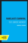 Rabelais's Carnival : Text, Context, Metatext - Book