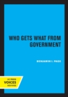 Who Gets What from Government - Book