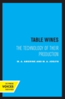 Table Wines : The Technology of Their Production - Book