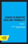 Studies in Inductive Logic and Probability, Volume I - Book