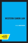 Western Canon Law - Book