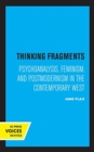 Thinking Fragments : Psychoanalysis, Feminism, and Postmodernism in the Contemporary West - Book
