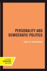 Personality and Democratic Politics - Book