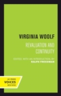 Virginia Woolf : Revaluation and Continuity - Book