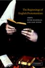 The Beginnings of English Protestantism - Book
