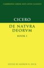 Cicero: De Natura Deorum Book I - Book