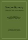 Quantum Geometry : A Statistical Field Theory Approach - Book