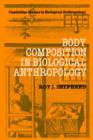 Body Composition in Biological Anthropology - Book