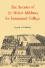The Statutes of Sir Walter Mildmay - Book