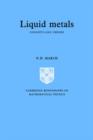 Liquid Metals : Concepts and Theory - Book