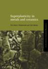 Superplasticity in Metals and Ceramics - Book