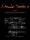 Schenker Studies 2 - Book