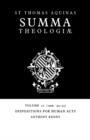 Summa Theologiae: Volume 22, Dispositions for Human Acts : 1a2ae. 49-54 - Book
