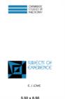 Subjects of Experience - Book