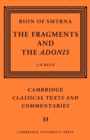 Bion of Smyrna: The Fragments and the Adonis - Book