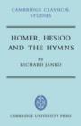 Homer, Hesiod and the Hymns : Diachronic Development in Epic Diction - Book
