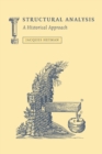 Structural Analysis : A Historical Approach - Book