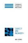 Object and Property - Book