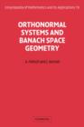 Orthonormal Systems and Banach Space Geometry - Book