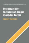 Introductory Lectures on Siegel Modular Forms - Book