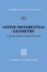 Affine Differential Geometry : Geometry of Affine Immersions - Book