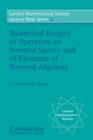 Numerical Ranges of Operators on Normed Spaces and of Elements of Normed Algebras - Book