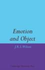 Emotion and Object - Book