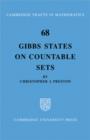 Gibbs States on Countable Sets - Book