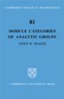 Module Categories of Analytic Groups - Book