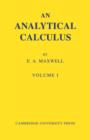 An Analytical Calculus: Volume 1 : For School and University - Book