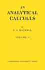 An Analytical Calculus: Volume 2 : For School and University - Book