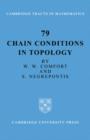 Chain Conditions in Topology - Book