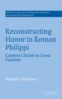 Reconstructing Honor in Roman Philippi : Carmen Christi as Cursus Pudorum - Book