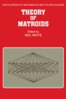 Theory of Matroids - Book