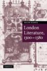 London Literature, 1300-1380 - Book