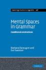 Mental Spaces in Grammar : Conditional Constructions - Book