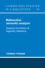 Referential-Semantic Analysis : Aspects of a Theory of Linguistic Reference - Book