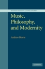 Music, Philosophy, and Modernity - Book